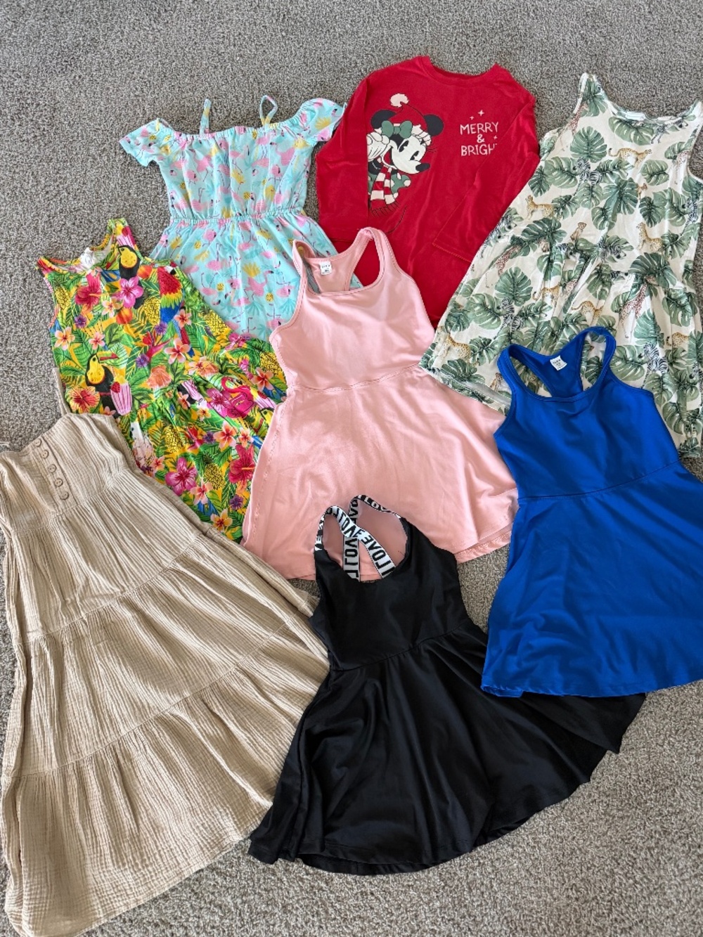 Girls DRESSES (bundle set of 8)